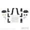 Westin Automotive 99-16 F250/F350/F450/F550 CREW CAB(6.75 FT BED)TEXT BLK HDX DROP WTW NERF STEP BARS 56-534015 - alternate 4